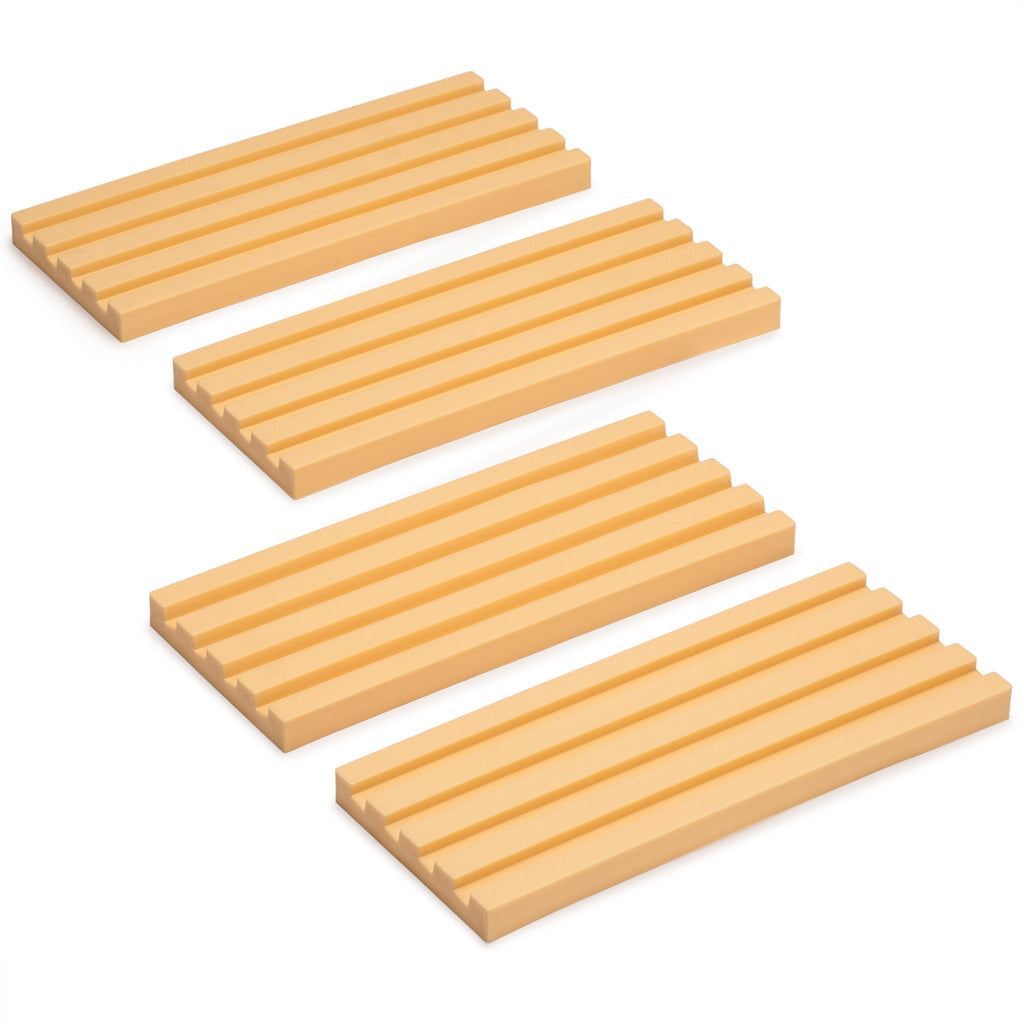 Domino Racks/Trays for Chicken Foot, Mexican Train, and Domino Games - Set of 4-Yellow Mountain Imports-Yellow Mountain Imports