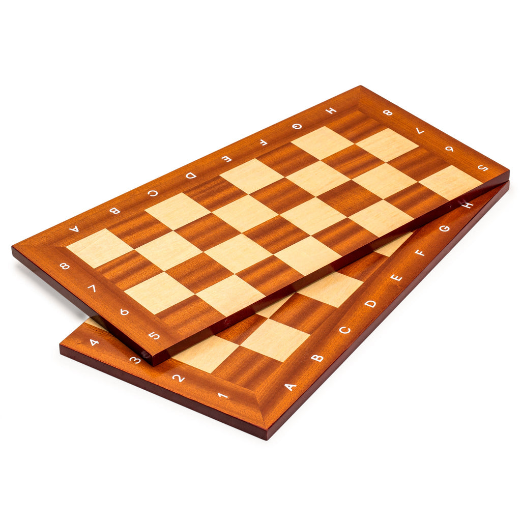 Husaria Magnetically Assembled Professional Staunton Tournament Chess Board, No. 5, 18.9"-Husaria-Yellow Mountain Imports