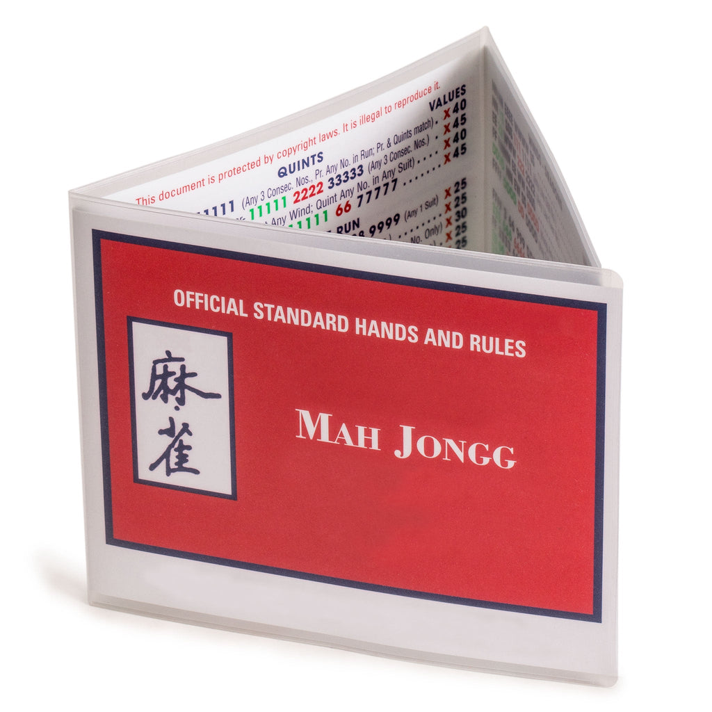 National Mah Jongg League Scorecard Cover - Large (Fits 6.12 x 4.8" Mahjong Score Card)-Yellow Mountain Imports-Yellow Mountain Imports