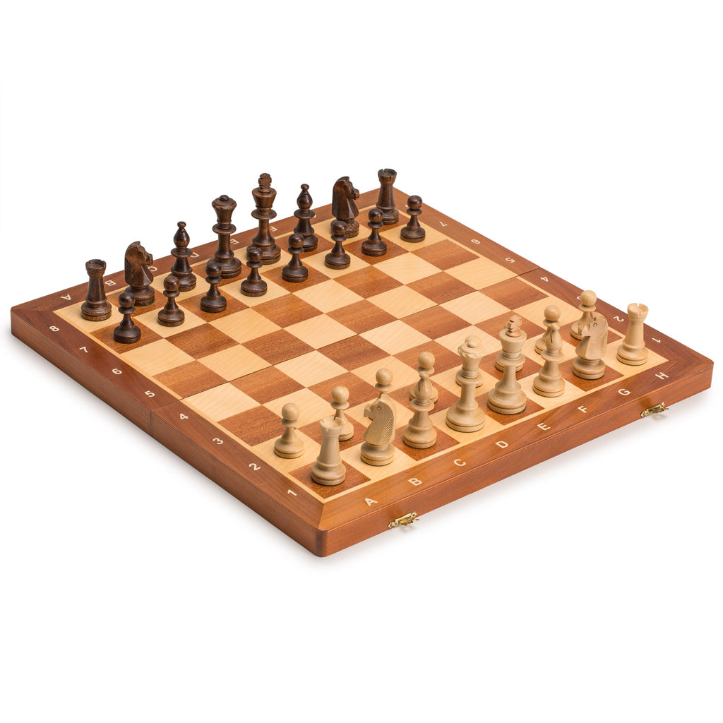 Tournament No. 5 Staunton Chess Set - 18.5"-Wegiel-Yellow Mountain Imports