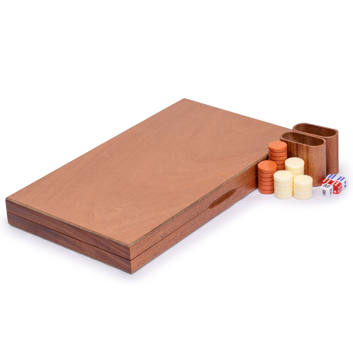 Yellow Mountain Imports Ingelegd Rozenhout Backgammon Spel - Knoll - met Acryl Speelstukken & Houten Dobbelbekers, 48 cm Bord Yellow Mountain Imports Ingelegd Rozenhout Backgammon Spel - Knoll - met Acryl Speelstukken & Houten Dobbelbekers, 48 cm Bord