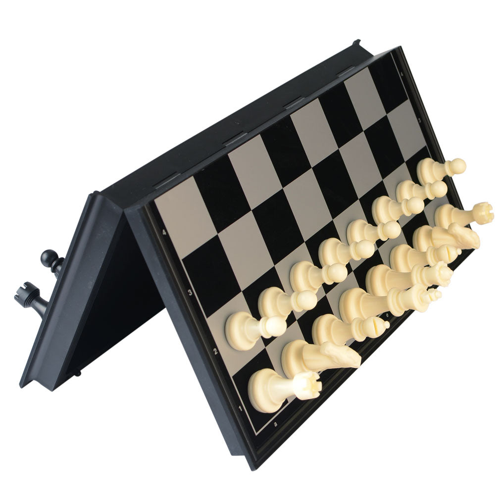 2 in 1 Travel Magnetic Chess and Checkers Set - 12.5"-Yellow Mountain Imports-Yellow Mountain Imports