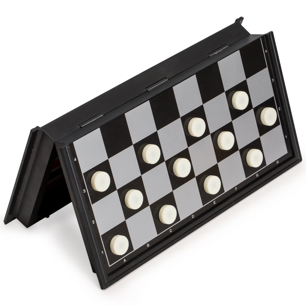 3-in-1 Travel Magnetic Chess, Checkers, and Backgammon Set - 9.8 ...
