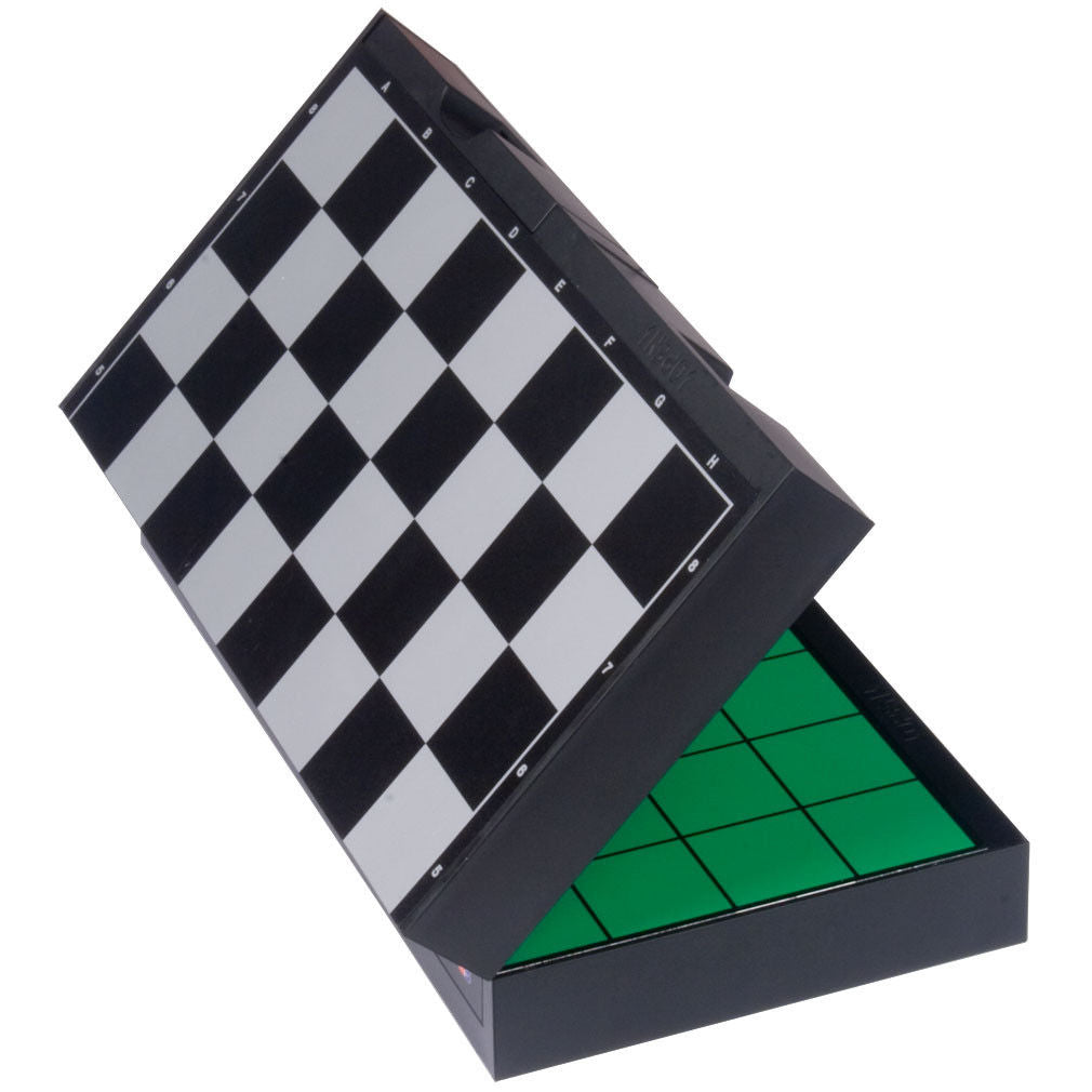 3 in 1 Travel Portable Magnetic Chess, Checkers and Reversi Game Set - 9.75'-Yellow Mountain Imports-Yellow Mountain Imports