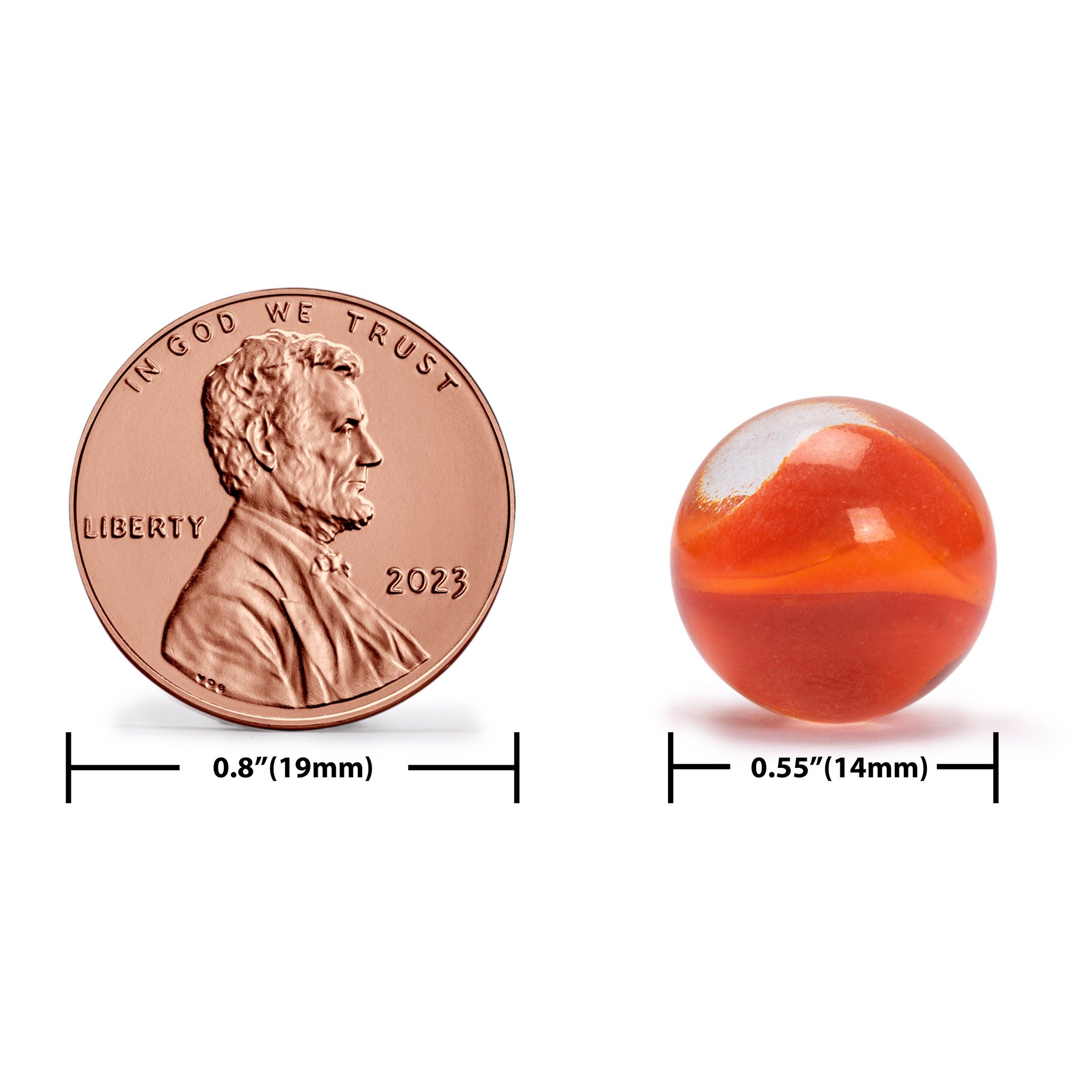 60 Pieces Translucent Chinese Checkers Glass Marbles with Petal