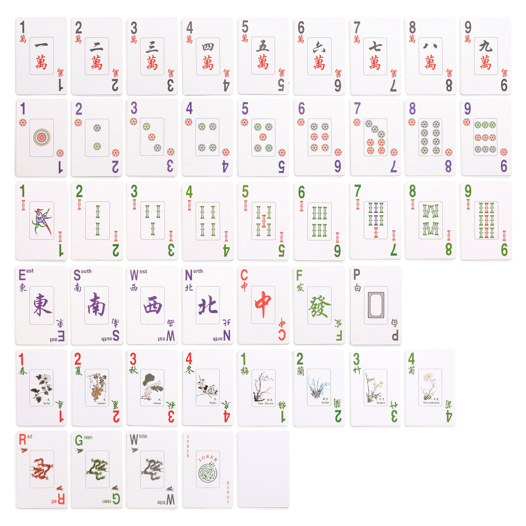 American Mahjong Playing Cards - 178 Card Set-Yellow Mountain Imports-Yellow Mountain Imports