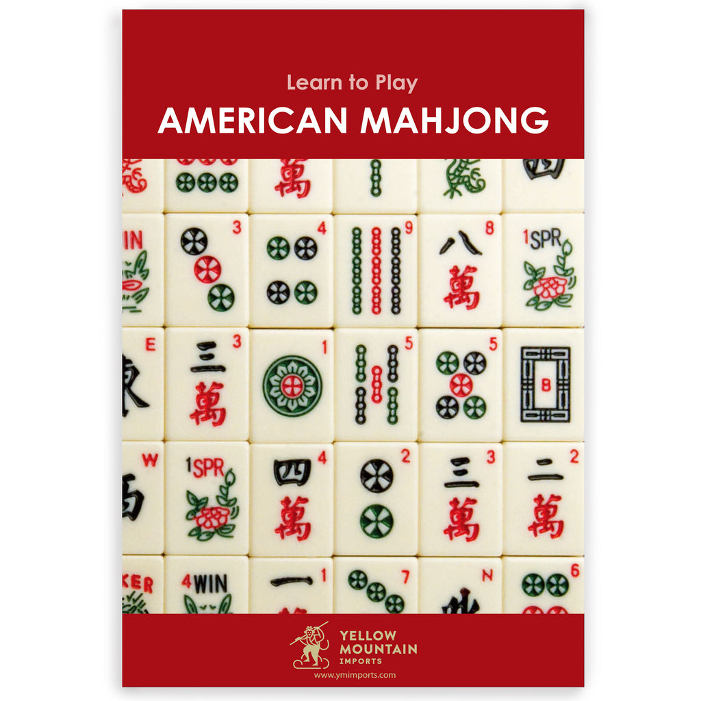 American Mahjong Set, "Heather" with Soft Case - Racks with Pushers, Scoring Coins, Dice, and Wind Indicator-Yellow Mountain Imports-Yellow Mountain Imports