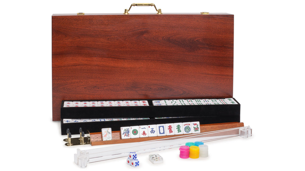 American Mahjong Set, "Koi Fish" with Wooden Case-Yellow Mountain Imports-Yellow Mountain Imports