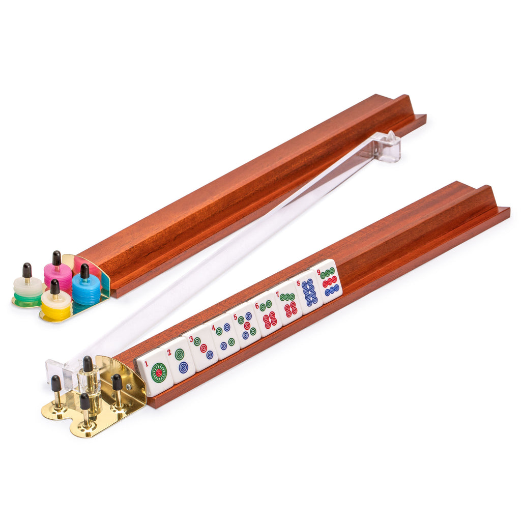American Mahjong Set, "Little Birdie" with Wooden Case, Racks, Pushers-Yellow Mountain Imports-Yellow Mountain Imports