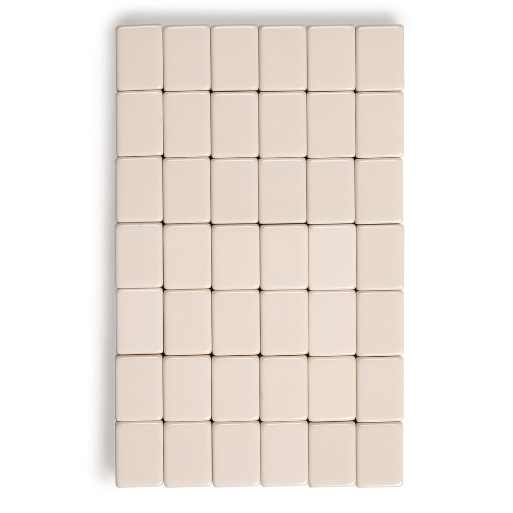 American Mahjong Set, "Mojave" (Ivory) with Brown Soft Case-Yellow Mountain Imports-Yellow Mountain Imports