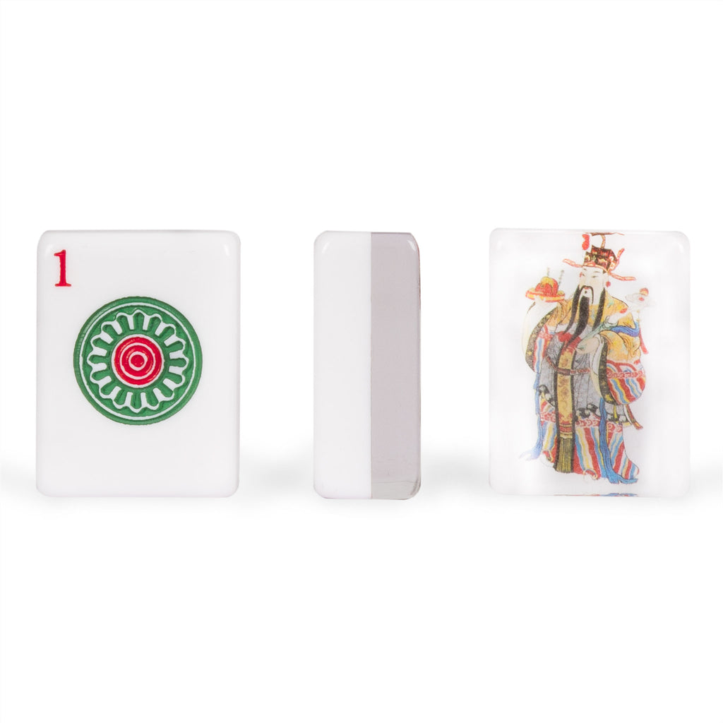 American Mahjong Set of 166 Tiles - "God of Fortune"-Yellow Mountain Imports-Yellow Mountain Imports