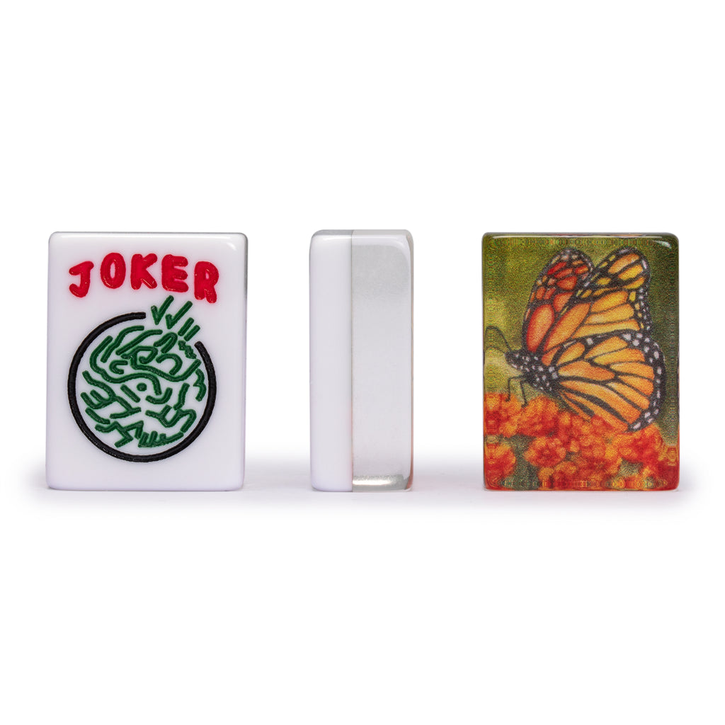 American Mahjong Set of 166 Tiles - "Papillon"-Yellow Mountain Imports-Yellow Mountain Imports