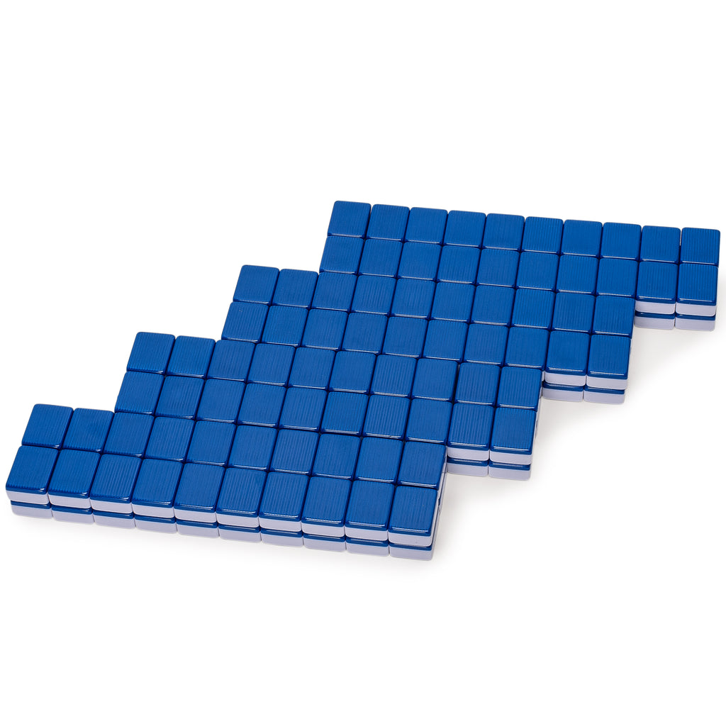 American Mahjong Tiles, “Harbor Tide” – 166 Melamine Pieces with Chinese Characters, Western Letters & Numerals, Tiles-Only Set-Yellow Mountain Imports-Yellow Mountain Imports