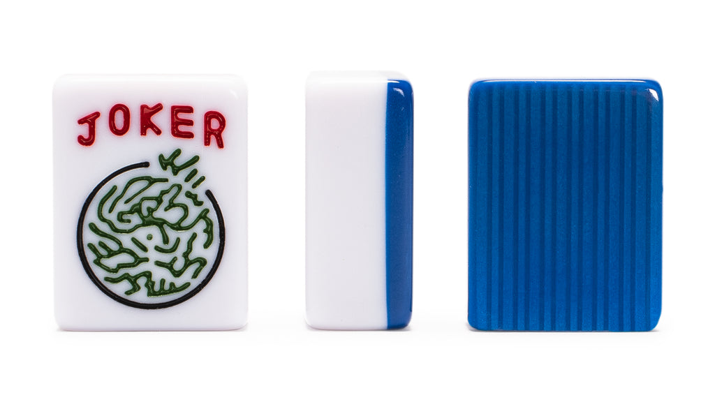 American Mahjong Tiles, “Harbor Tide” – 166 Melamine Pieces with Chinese Characters, Western Letters & Numerals, Tiles-Only Set-Yellow Mountain Imports-Yellow Mountain Imports