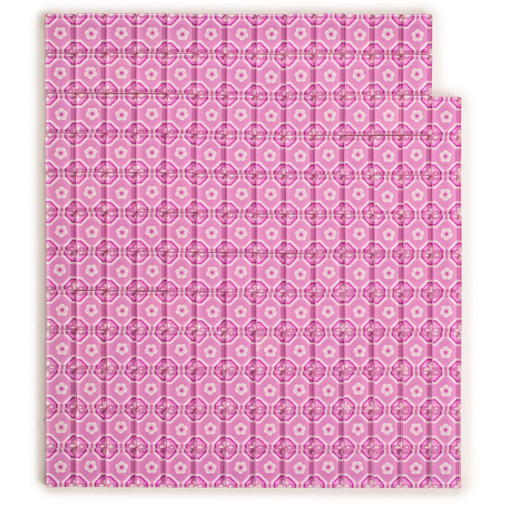 American Mahjong Tiles, "Sakura" - 166 Cherry Blossom Flower Acrylic Tiles-Yellow Mountain Imports-Yellow Mountain Imports
