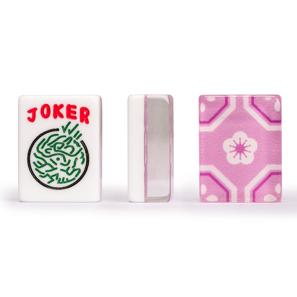 American Mahjong Tiles, "Sakura" - 166 Cherry Blossom Flower Acrylic Tiles-Yellow Mountain Imports-Yellow Mountain Imports