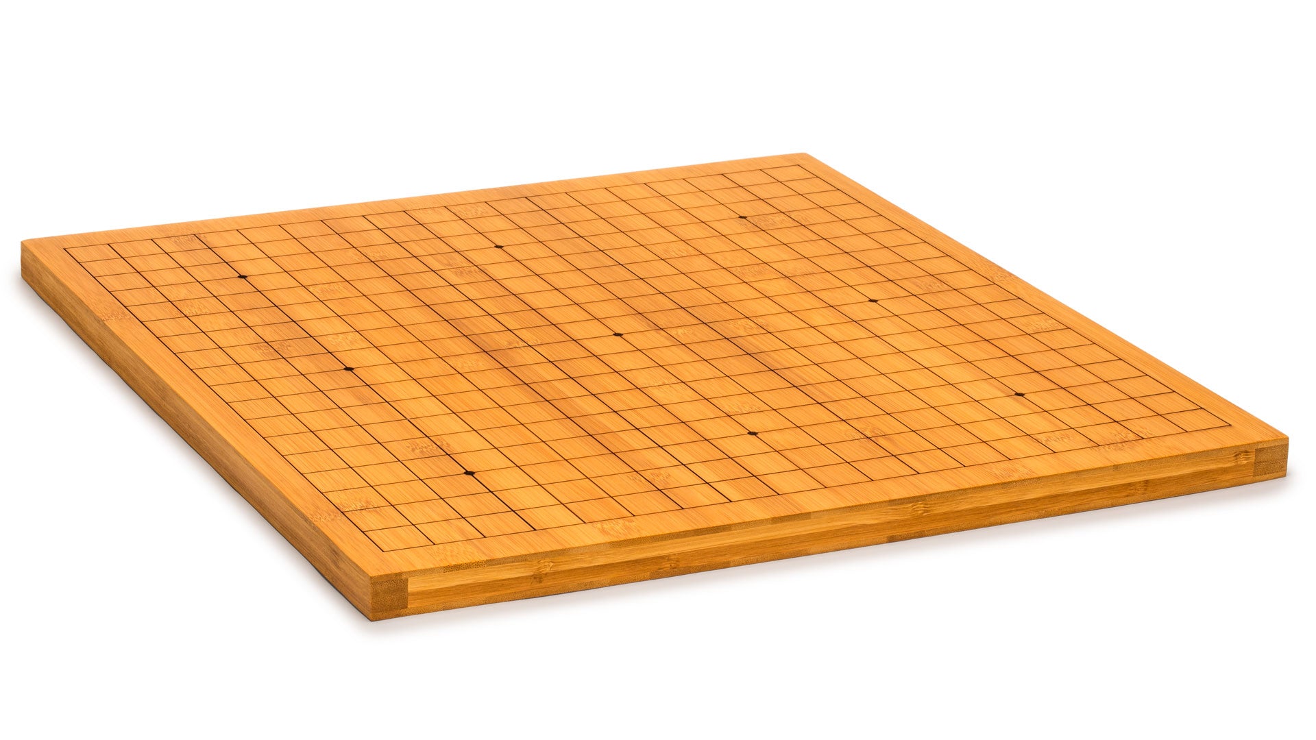 Bamboo 0.8-Inch Etched Reversible 19x19 / 13x13 Go Game Board