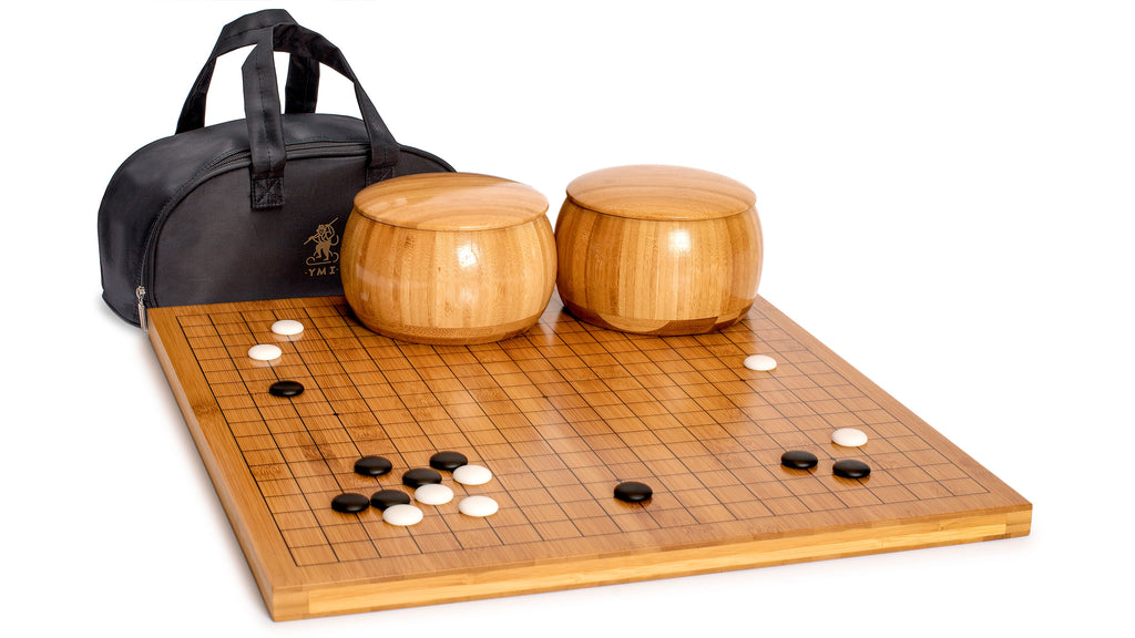 Bamboo 0 8 Reversible 19x19 13x13 Go Game Set Board With Single Con bamboo-0-8-reversible-19x19-13x13-go-game-set-board-with-single-con