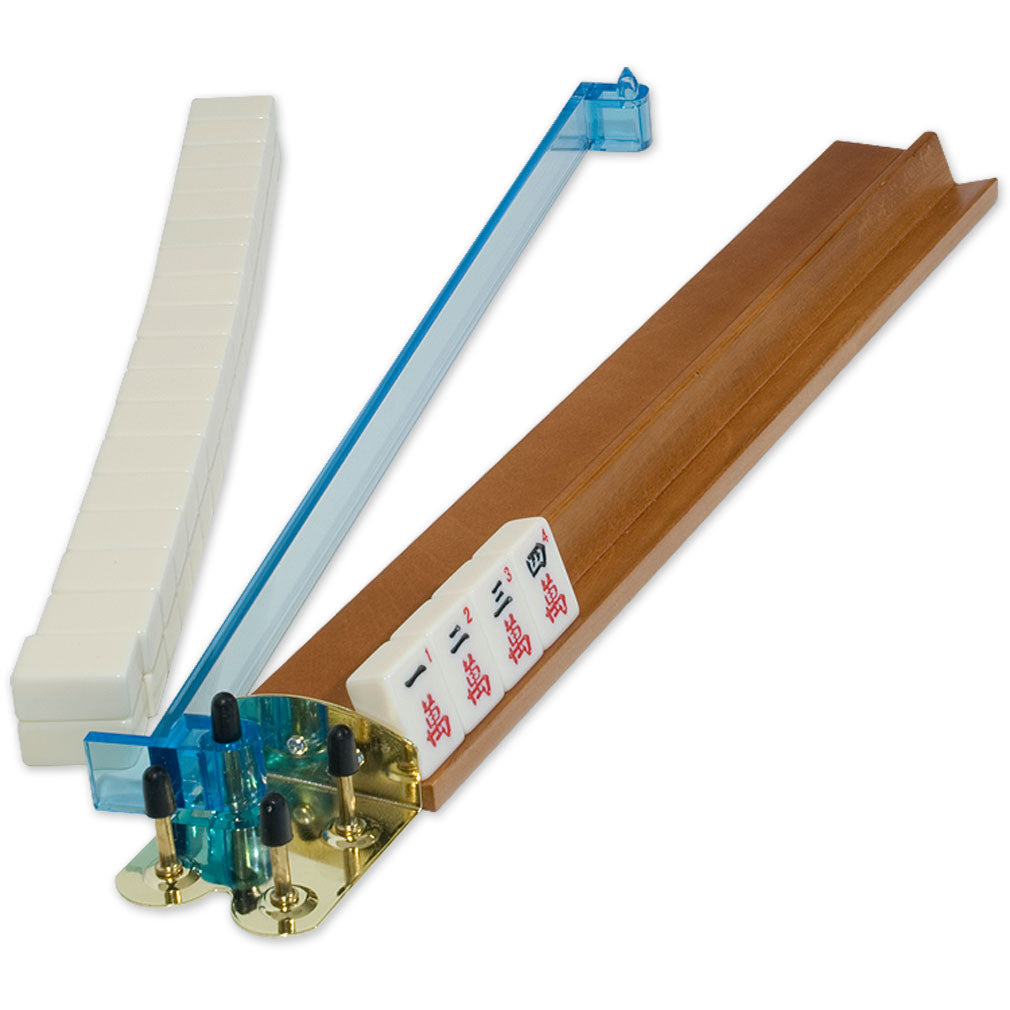 Blue Acrylic Mahjong Pushers 18" - Set of 4-Yellow Mountain Imports-Yellow Mountain Imports