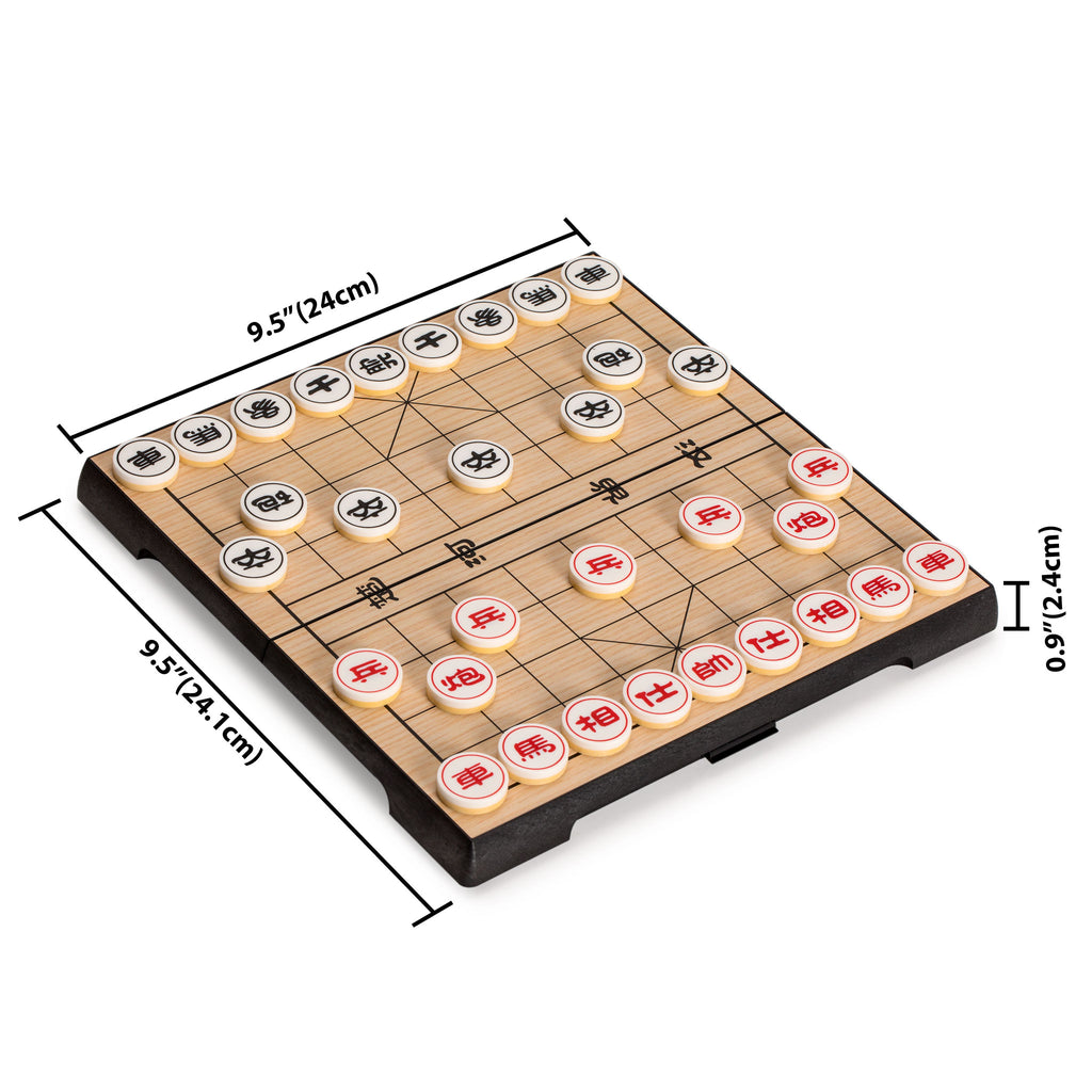 Chinese Chess (Xiangqi) Magnetic Travel Set (9.5 Inches)-Yellow Mountain Imports-Yellow Mountain Imports