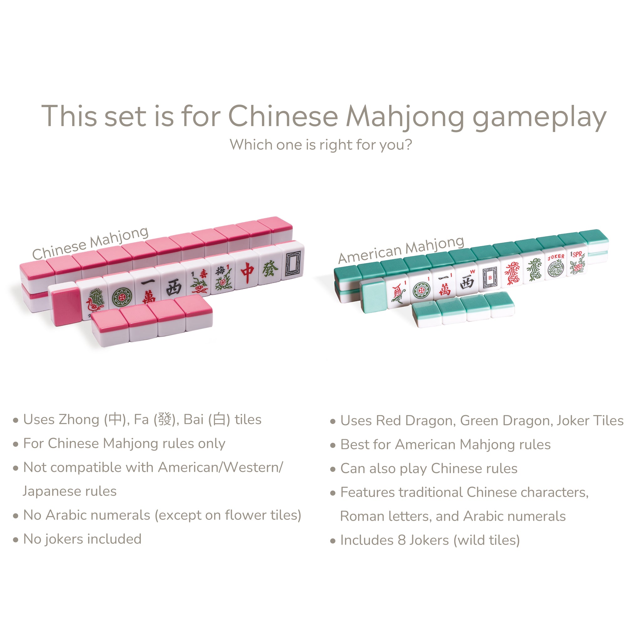 Chinese Mahjong Set, 