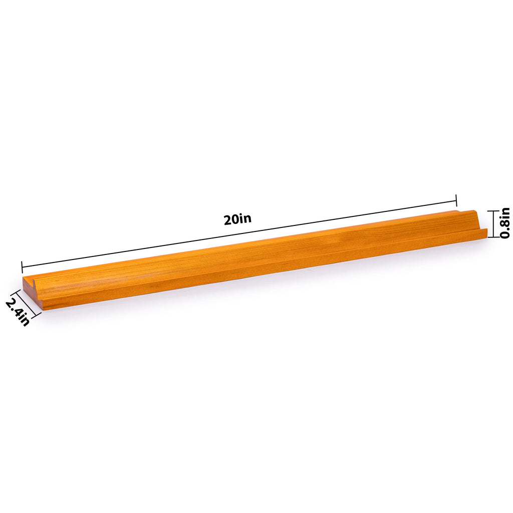 Classic Extended Length Wooden Mahjong Game Racks, 20