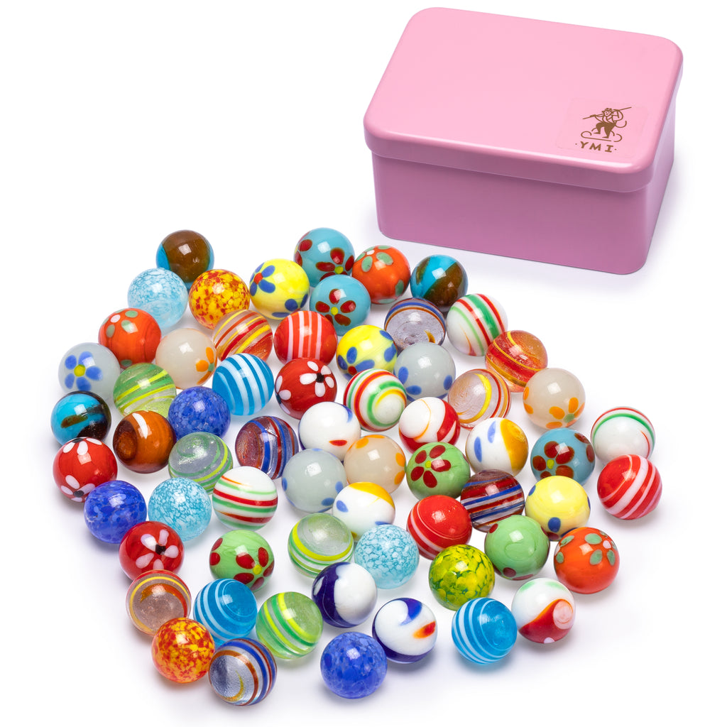 Collector's Series Assorted Marbles Set in Tin Box, "Galactic"-Yellow Mountain Imports-Yellow Mountain Imports