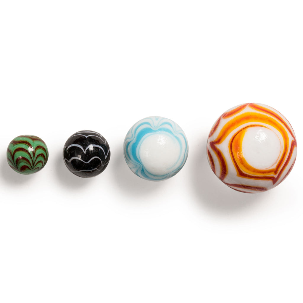 Collector's Series Assorted Marbles Set in Tin Box, "Lava Rocks"-Yellow Mountain Imports-Yellow Mountain Imports