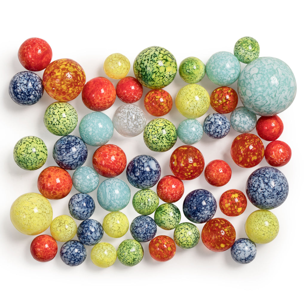Collector's Series Assorted Marbles Set in Tin Box, "Planetary"-Yellow Mountain Imports-Yellow Mountain Imports