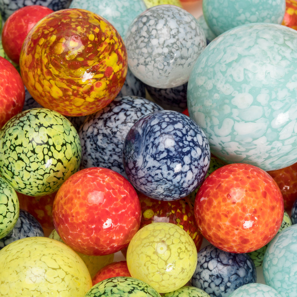 Collector's Series Assorted Marbles Set in Tin Box, "Planetary"-Yellow Mountain Imports-Yellow Mountain Imports