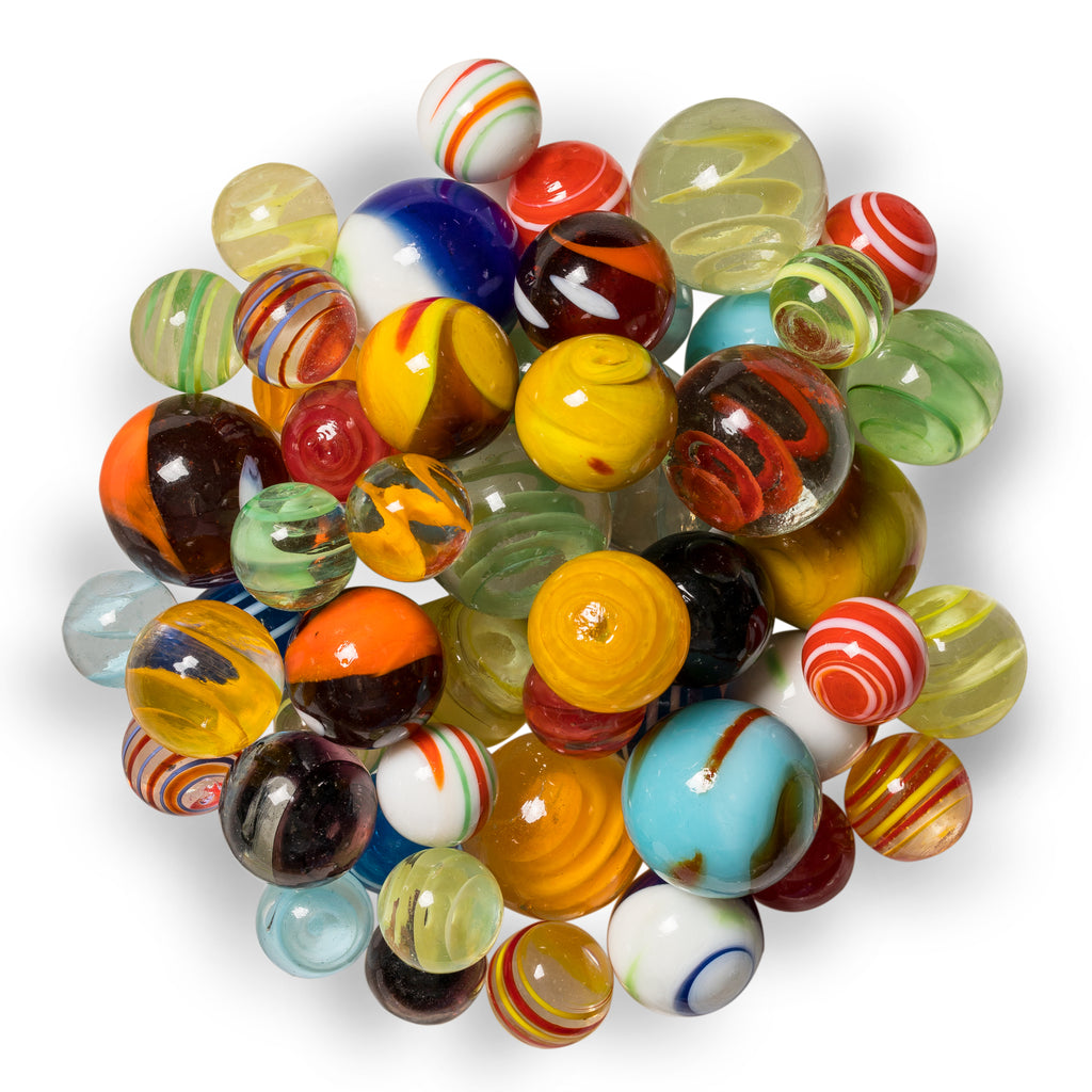 Collector's Series Assorted Marbles Set in Tin Box - Solaris-Yellow Mountain Imports-Yellow Mountain Imports