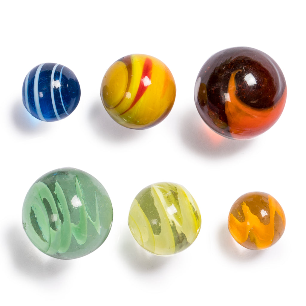 Collector's Series Assorted Marbles Set in Tin Box - Solaris-Yellow Mountain Imports-Yellow Mountain Imports