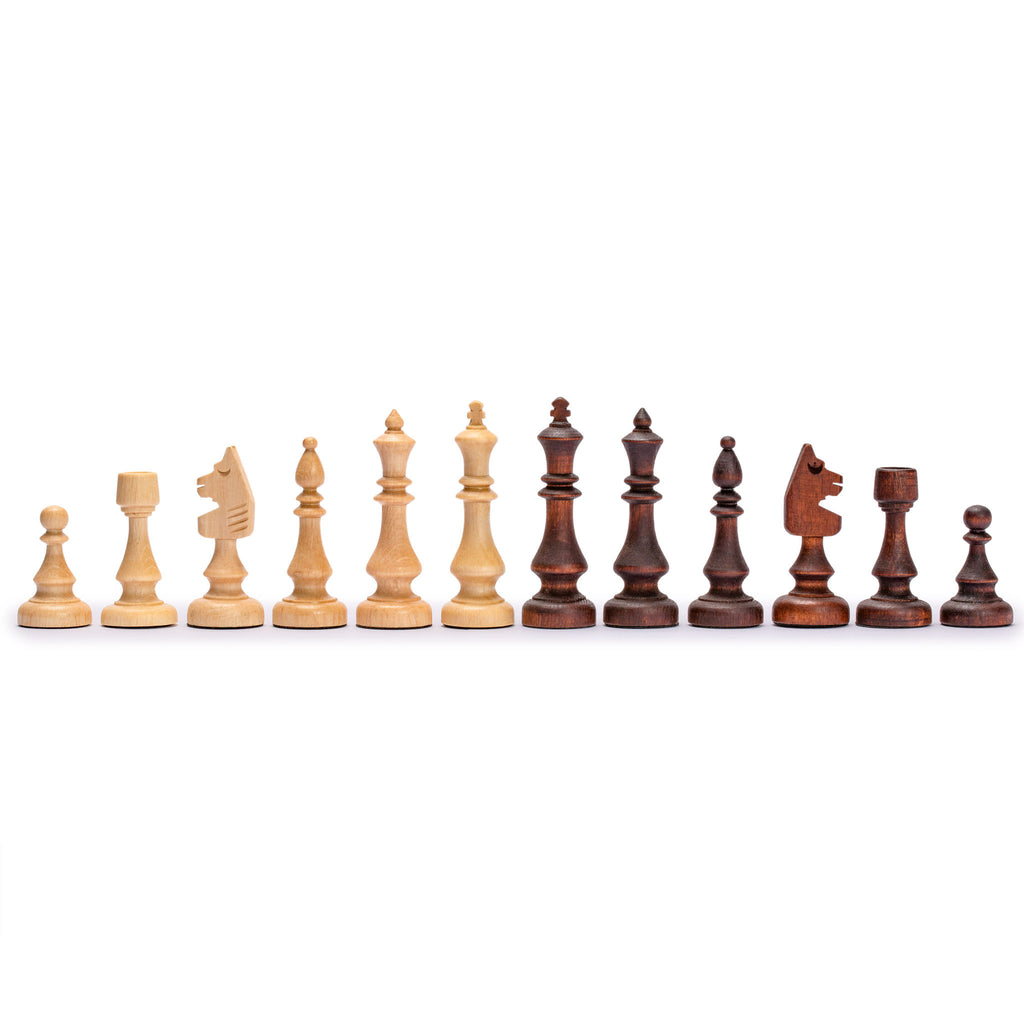 Full Sized Magnetic Wooden Portable Travel Chess Game Set - 15"-Yellow Mountain Imports-Yellow Mountain Imports