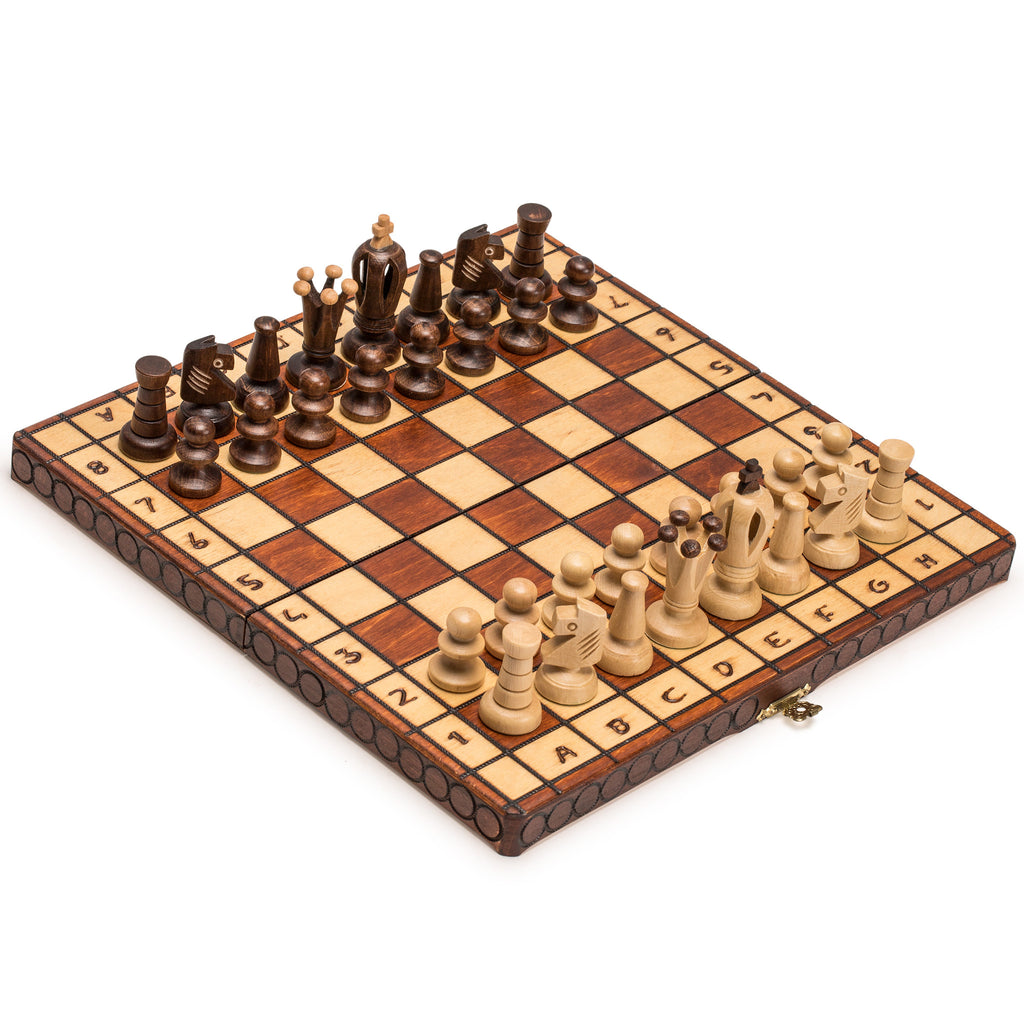 Handmade European Wooden Chess Set - Royal 30 - with 11.75" Board-Yellow Mountain Imports-Yellow Mountain Imports
