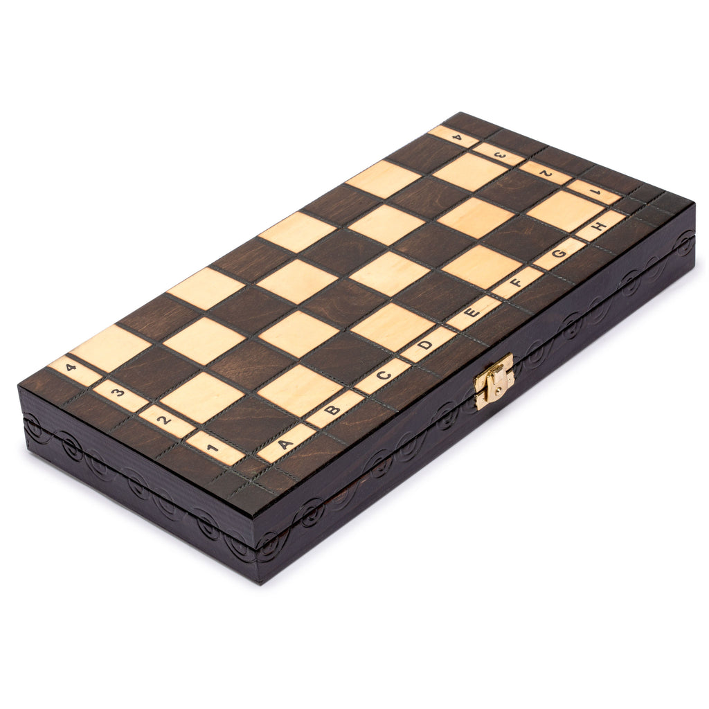 Husaria European International Chess Game Set, "King's Continental" - 13.8"-Yellow Mountain Imports-Yellow Mountain Imports