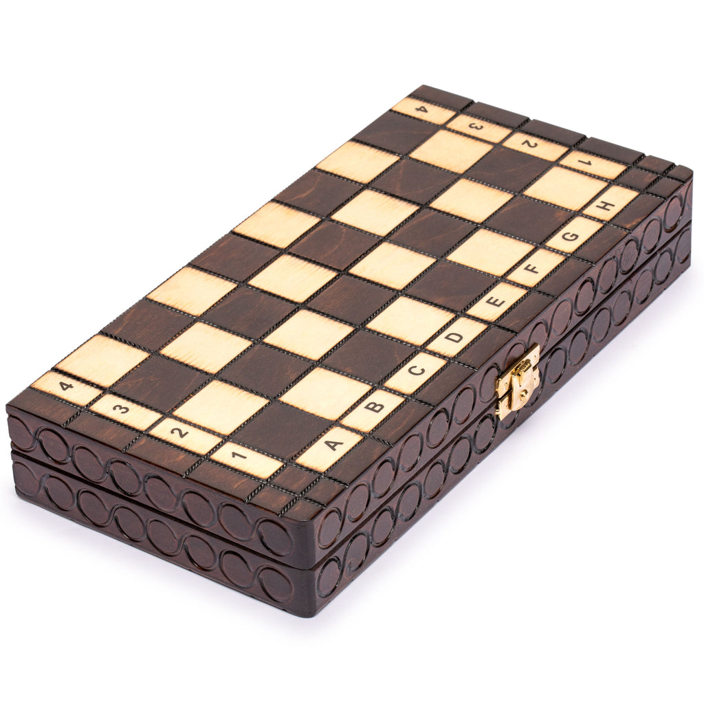 Husaria European International Chess Wooden Game Set, "King's Classic" - 11.3" Small Size Chess Set-Husaria-Yellow Mountain Imports