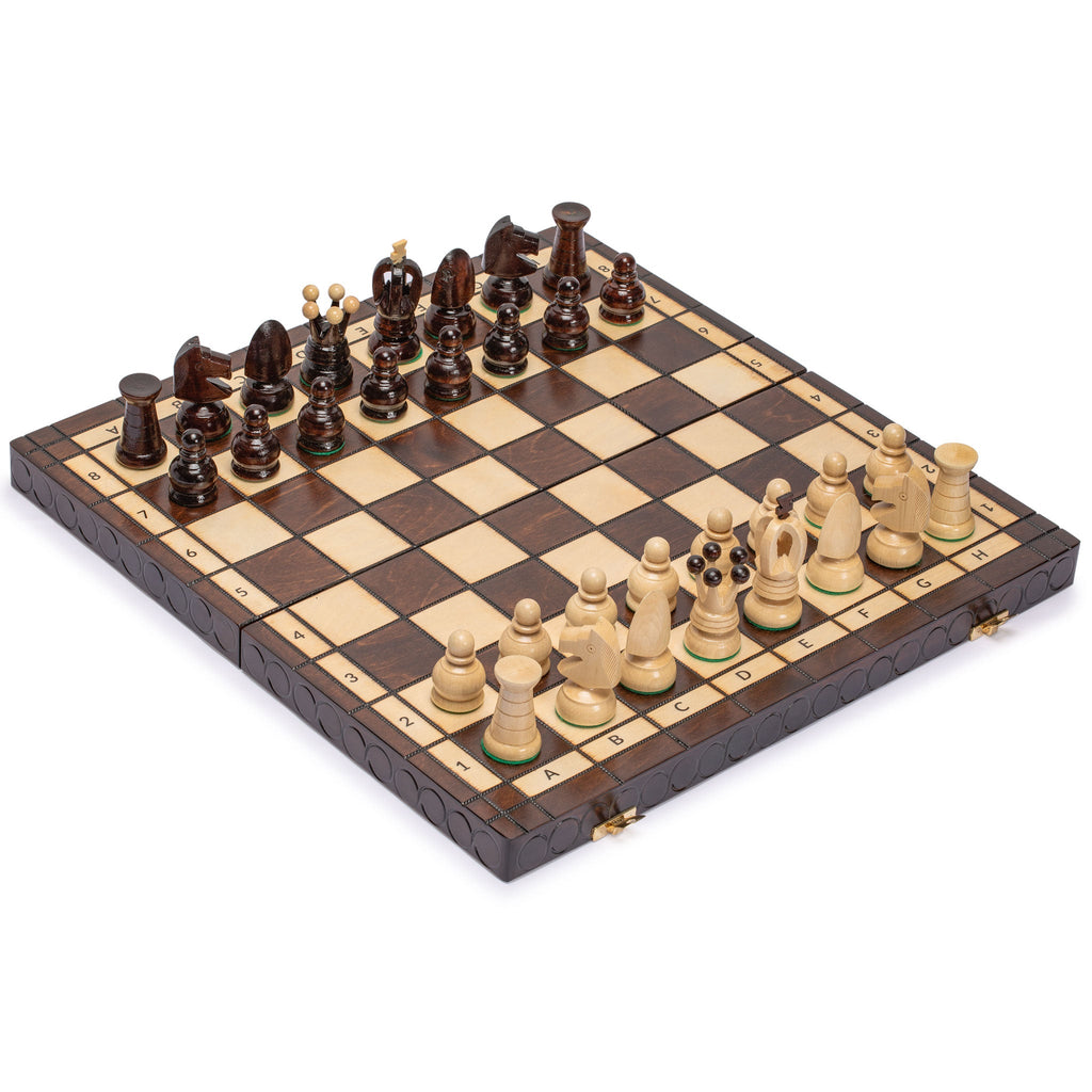 Husaria European International Chess Wooden Game Set, "King's Classic" - 18" Large Size Chess Set-Husaria-Yellow Mountain Imports