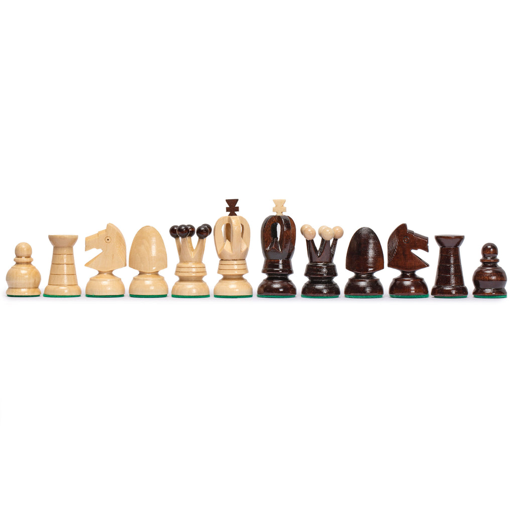 Husaria European International Chess Wooden Game Set, "King's Classic" - 18" Large Size Chess Set-Husaria-Yellow Mountain Imports