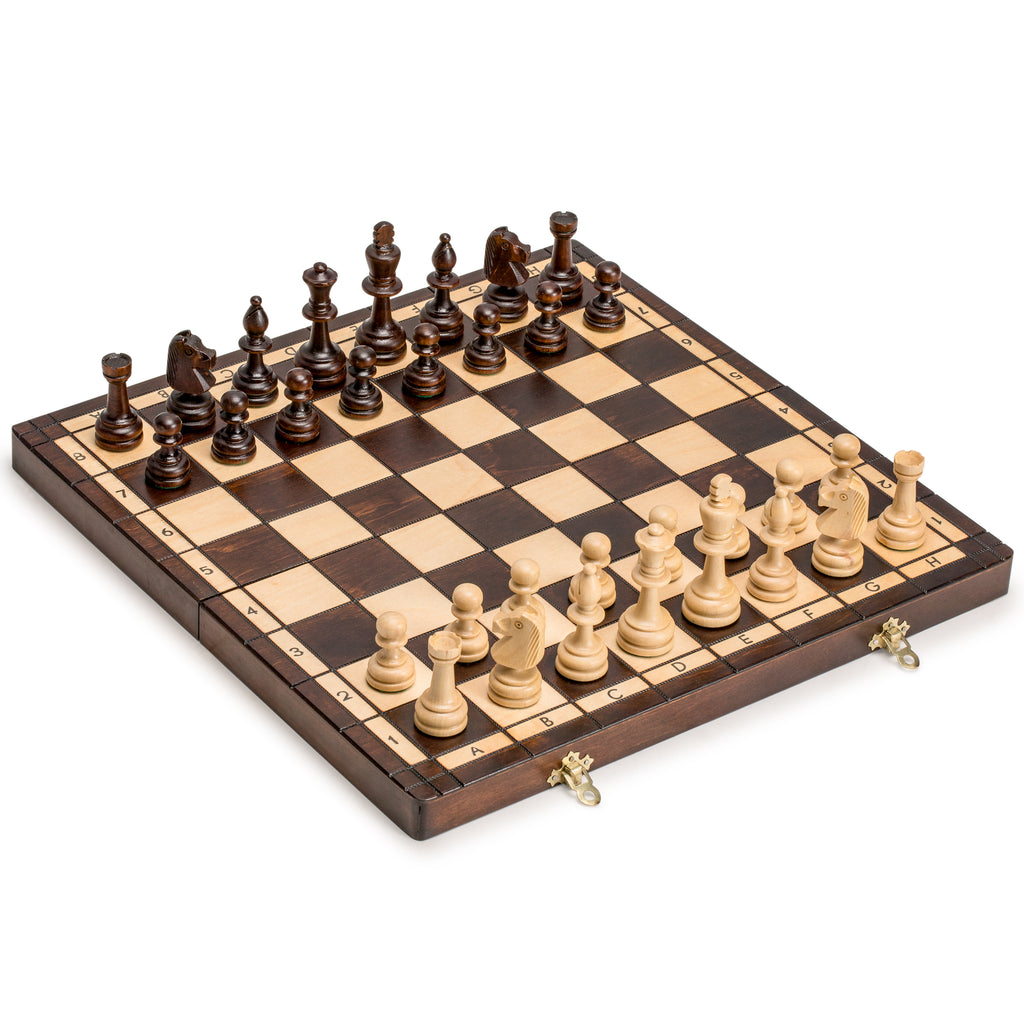 Husaria European International Chess Wooden Game Set - Olympic - 16.5 Inches-Husaria-Yellow Mountain Imports