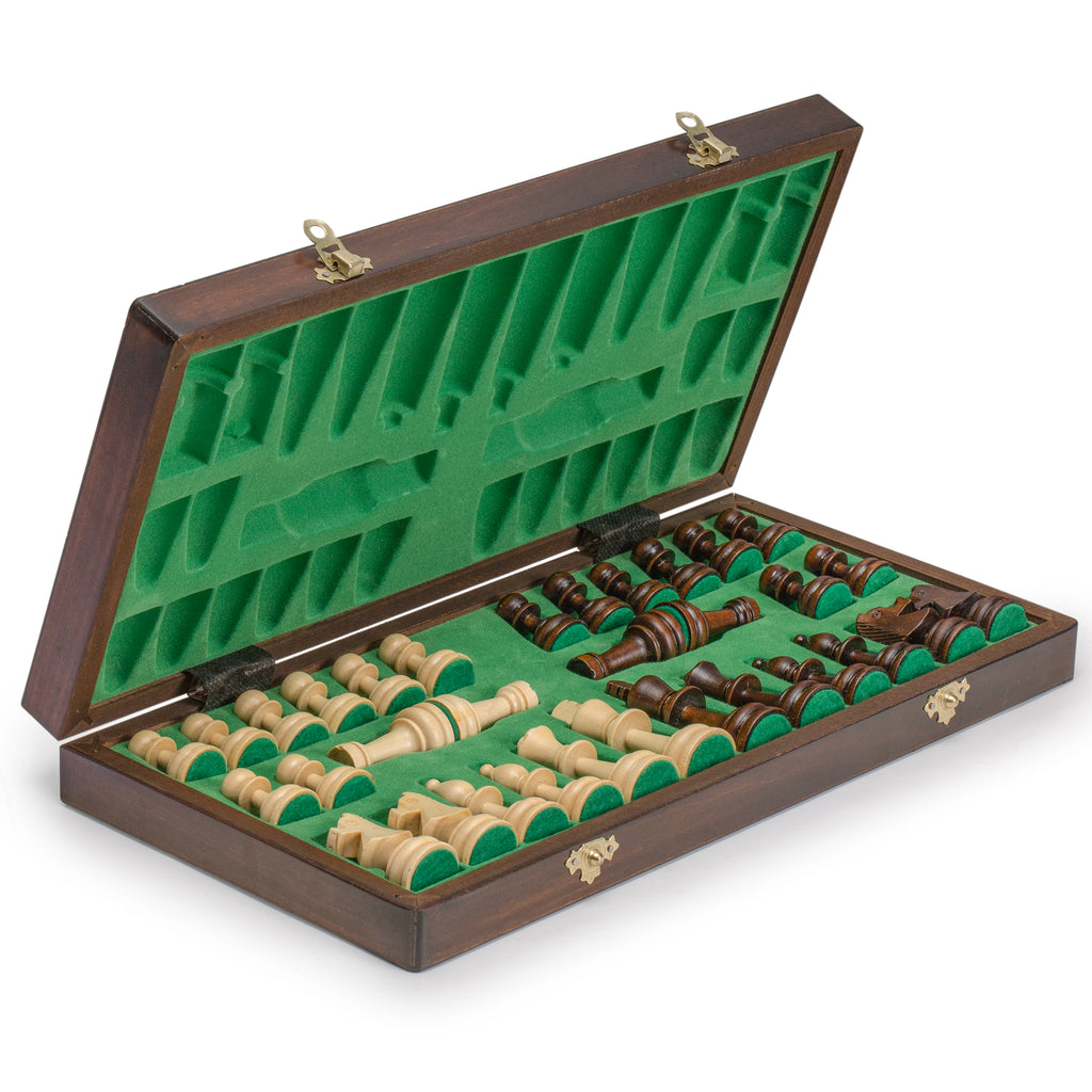 Husaria European International Chess Wooden Game Set - Olympic - 16.5 Inches-Husaria-Yellow Mountain Imports