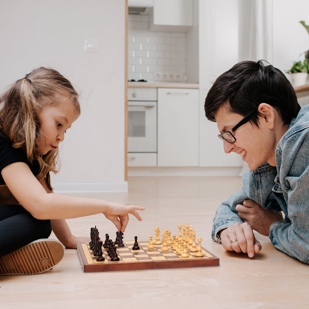 Husaria Large Magnetic Wooden Chess Game Set - 15"-Husaria-Yellow Mountain Imports