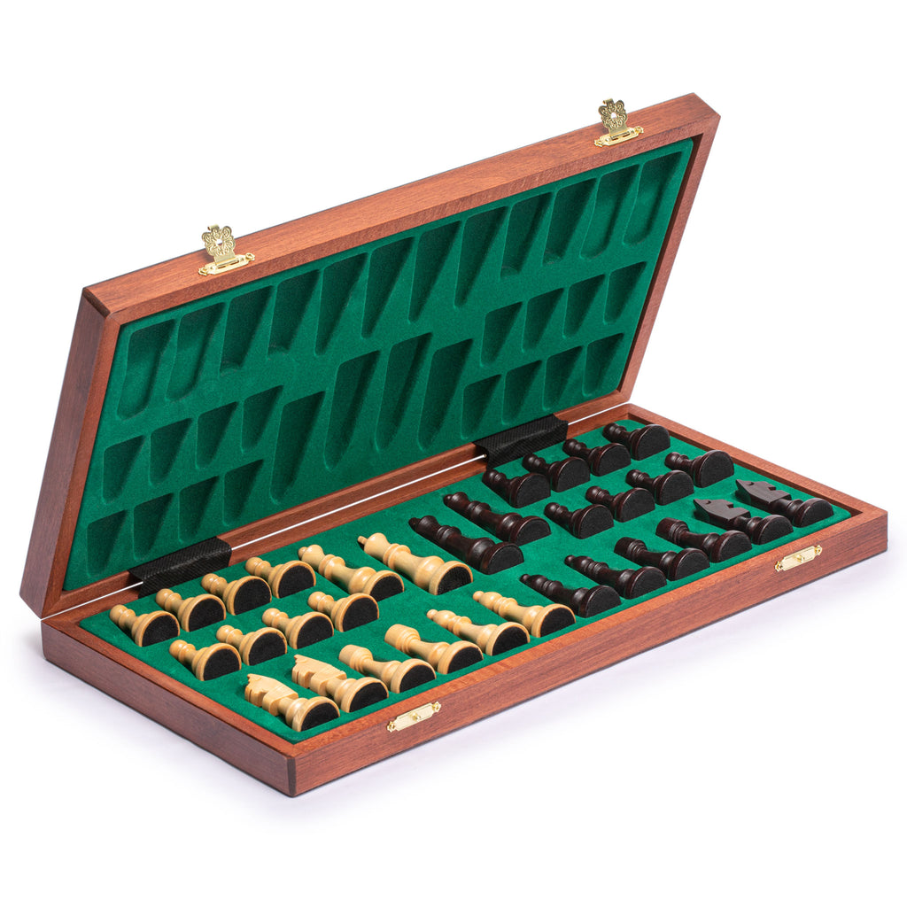 Husaria Large Magnetic Wooden Chess Game Set - 15"-Husaria-Yellow Mountain Imports