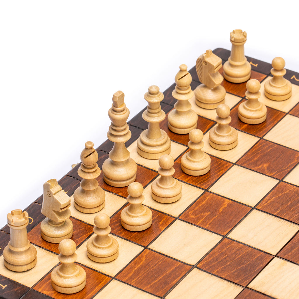 Husaria Magnetic Wooden Portable Travel Chess Game Set - 11"-Husaria-Yellow Mountain Imports