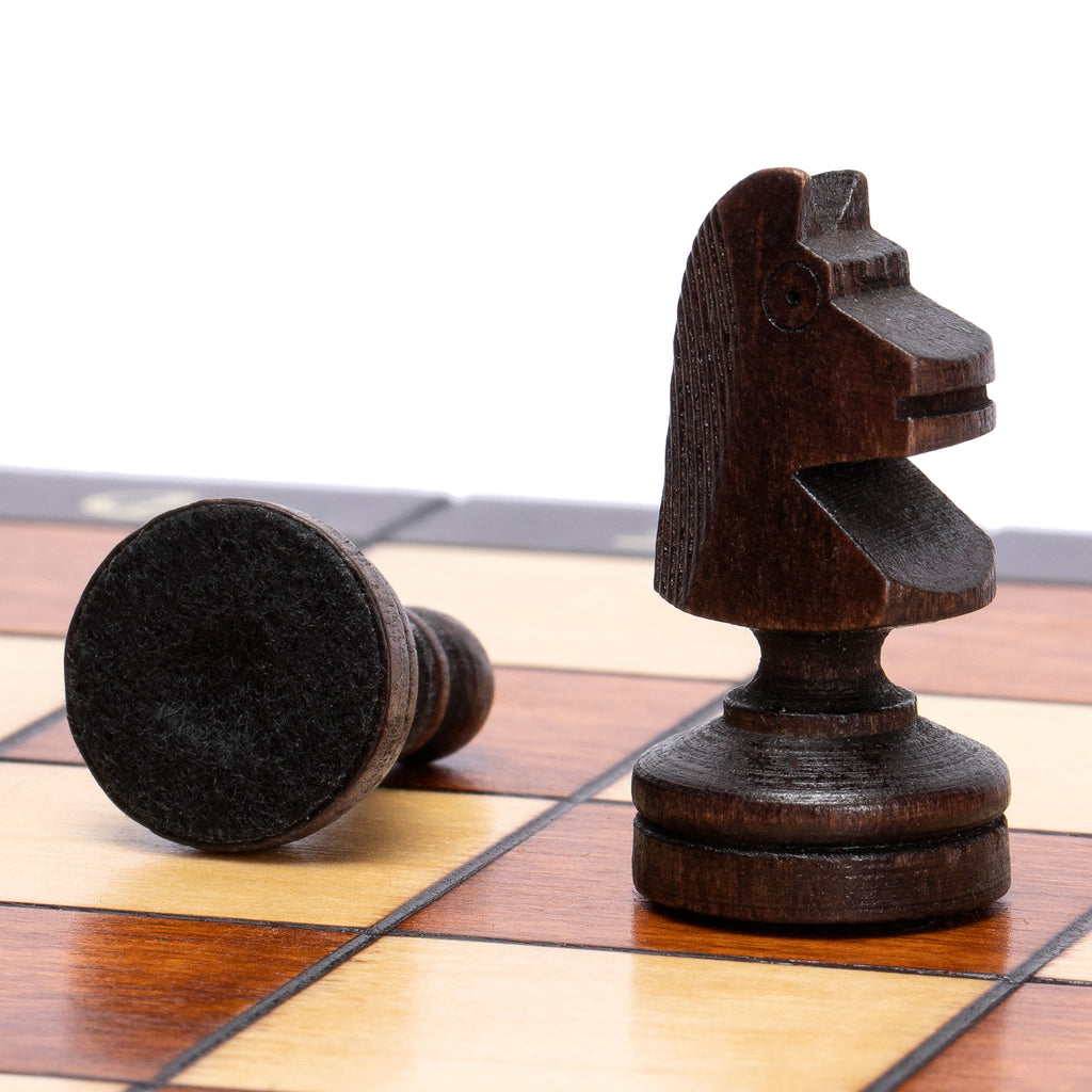 Husaria Magnetic Wooden Portable Travel Chess Game Set - 11"-Husaria-Yellow Mountain Imports