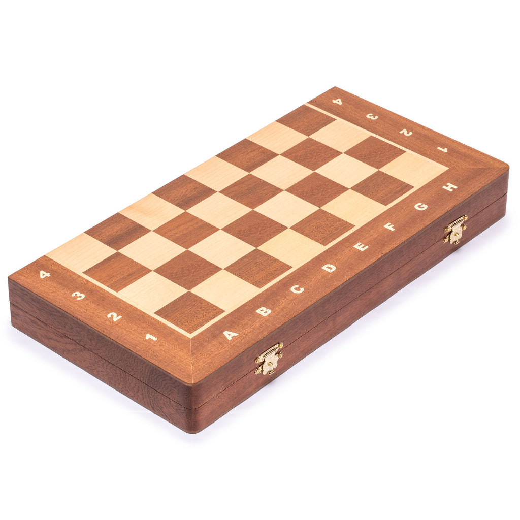 Husaria Professional Staunton Tournament No. 4 Wooden Chess Game Set, 3" Kings-Husaria-Yellow Mountain Imports