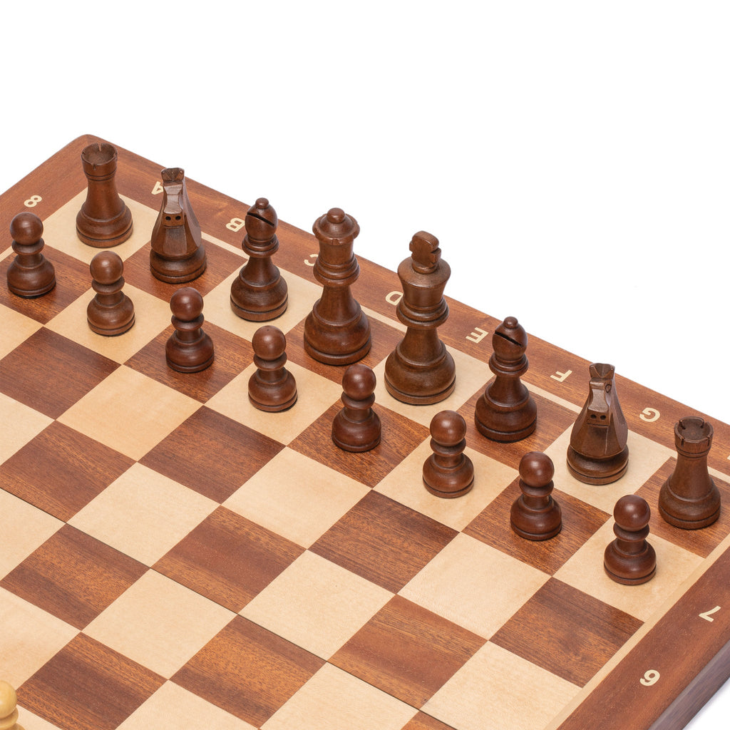 Husaria Professional Staunton Tournament No. 5 Wooden Chess Game Set, 3.6" Kings-Husaria-Yellow Mountain Imports