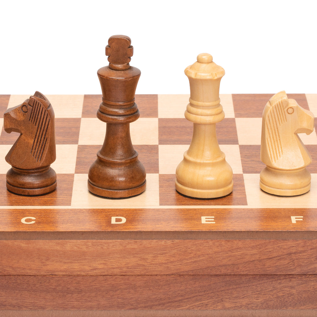 Husaria Professional Staunton Tournament No. 5 Wooden Chess Game Set, 3.6" Kings-Husaria-Yellow Mountain Imports