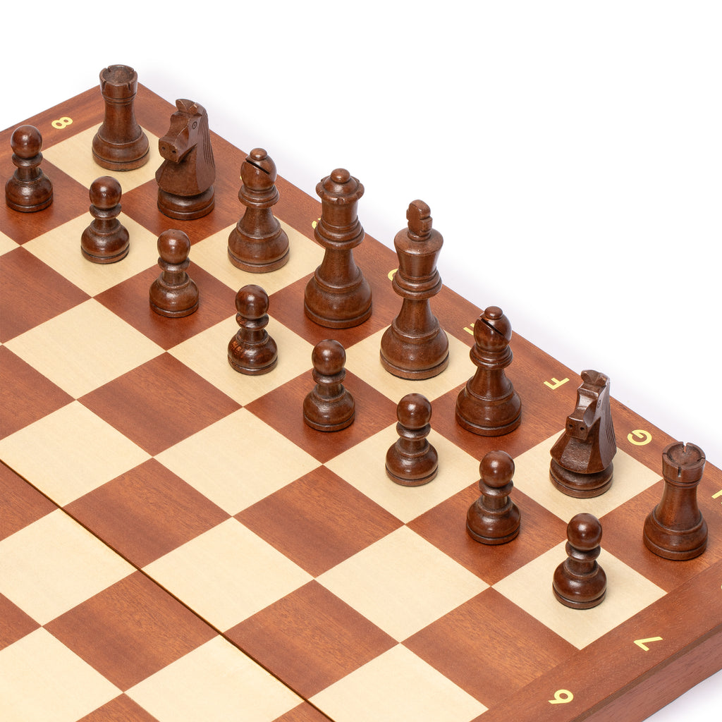 Husaria Professional Staunton Tournament No. 6 Wooden Chess Game Set, 3.9" Kings-Husaria-Yellow Mountain Imports