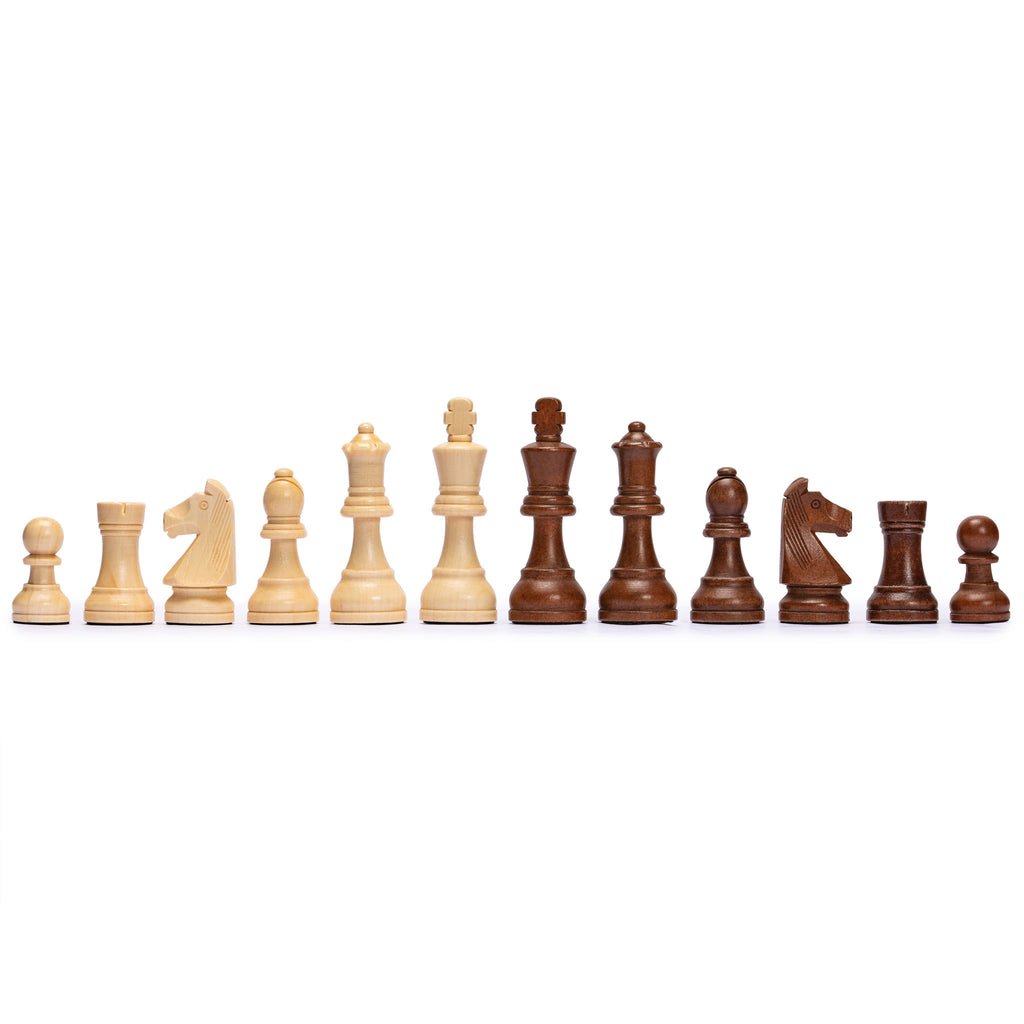 Husaria Professional Staunton Tournament No. 6 Wooden Chess Game Set, 3.9" Kings-Husaria-Yellow Mountain Imports