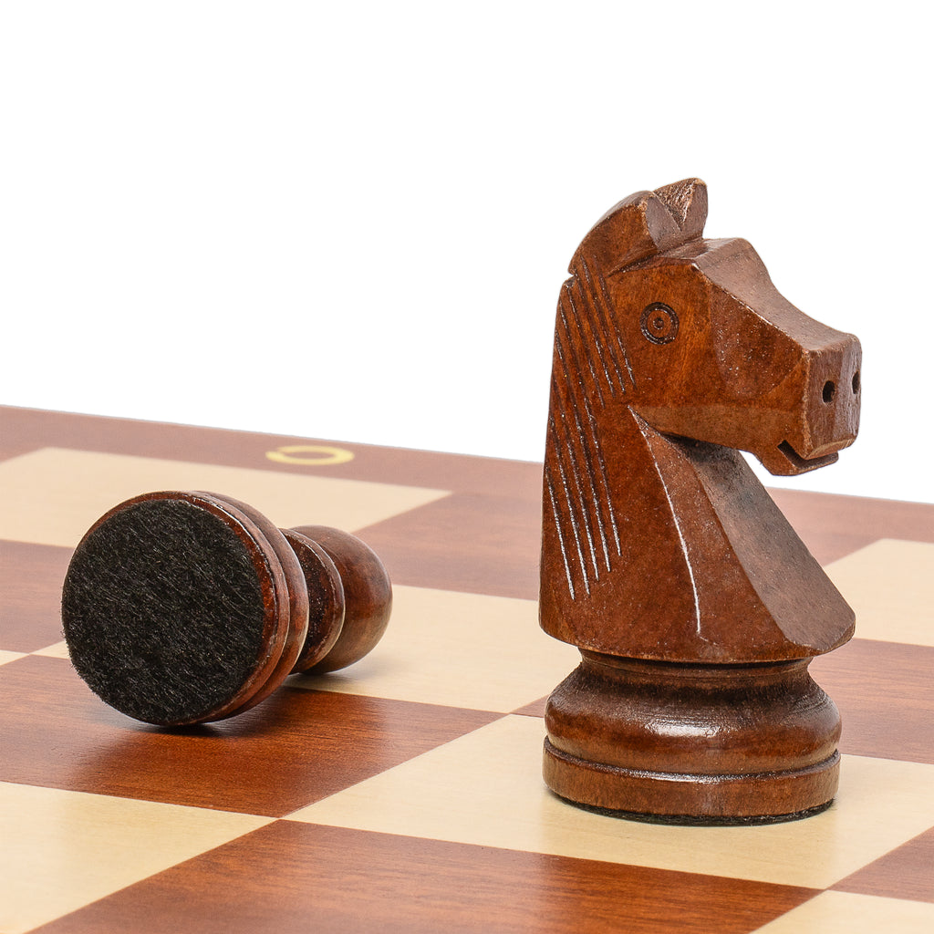 Husaria Professional Staunton Tournament No. 6 Wooden Chess Game Set, 3.9" Kings-Husaria-Yellow Mountain Imports